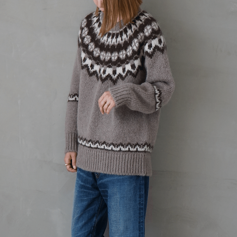 私は今年もBATONERのノルディックセーターを着る。｜lbr_kyoto