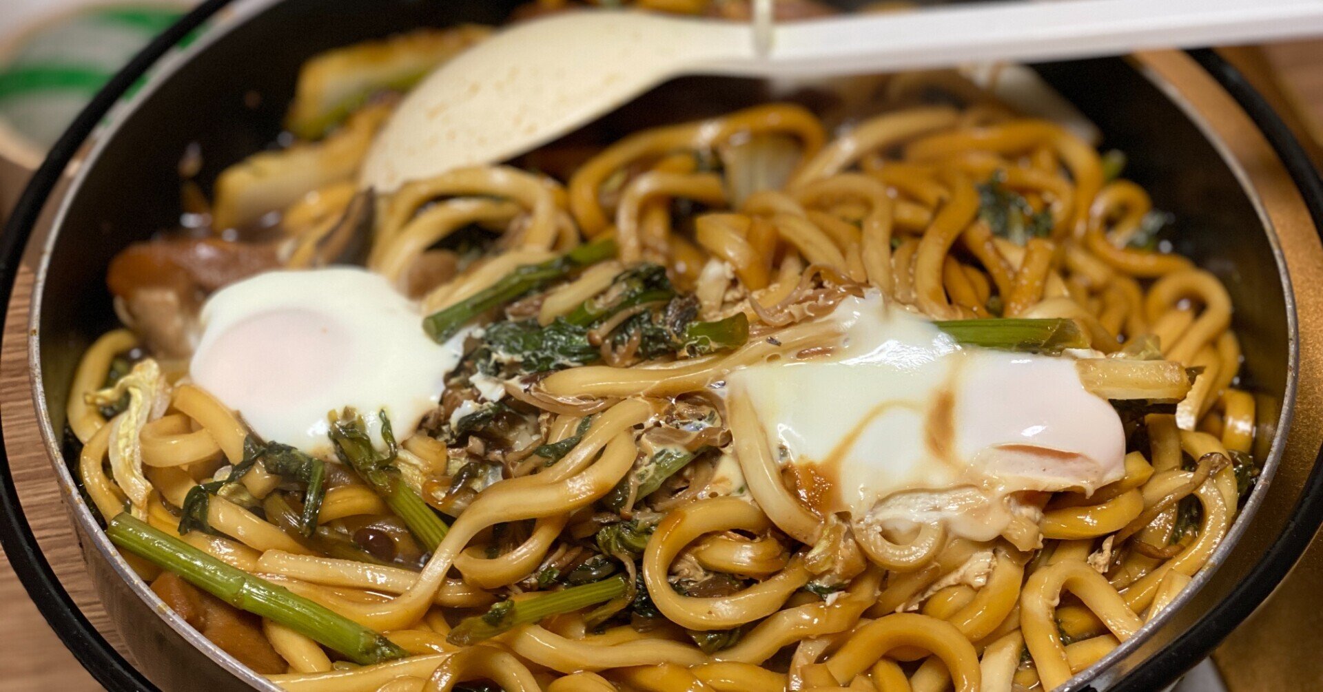 今日のごはん すきやきのしめ うどん みくのしん Note