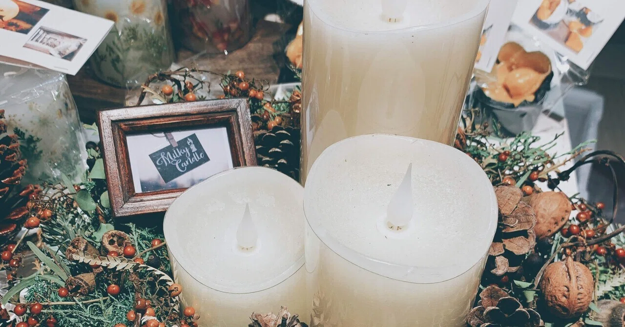 東武百貨店池袋店でのキャンドル販売｜MilkyCandle