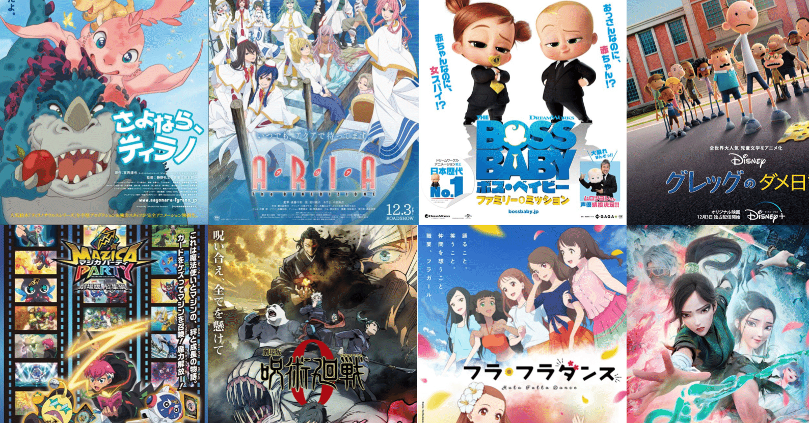 21年12月公開の新作アニメ映画リスト ネジムラ アニメ映画ライター Note