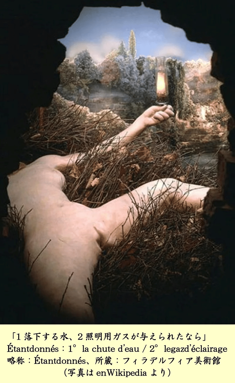 ○マルセル・デュシャン○Marcel Duchamp○Etant Donnes○遺作の制作