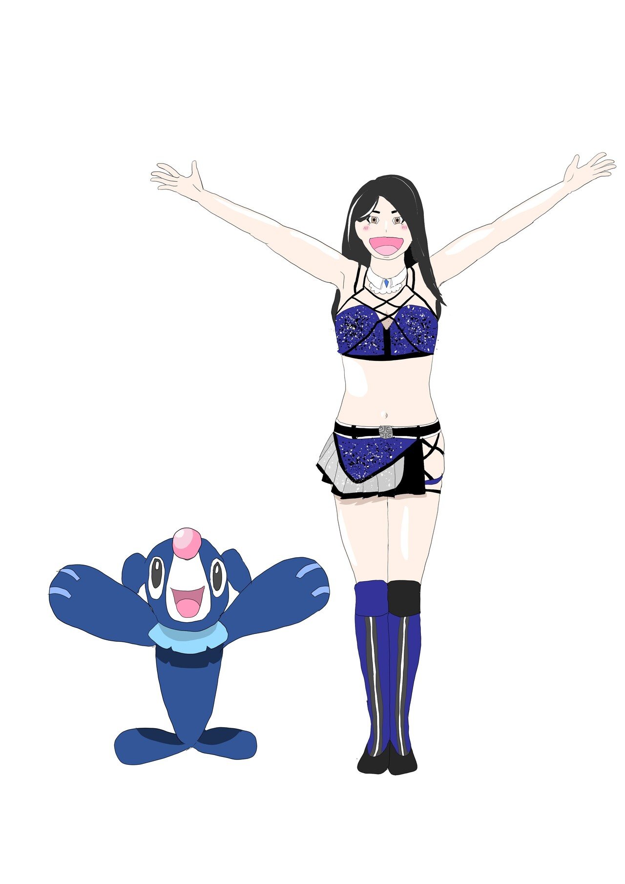櫻井裕子選手がもしポケモンとタッグを組んだらという想像で アシマリ を組ませてみました アクトレスガールズのみならず 他団体へ参戦するなど頑張っている櫻井選手のため 頑張り屋の性格のアシマリ を選んでみまし サックスマン上野 Note