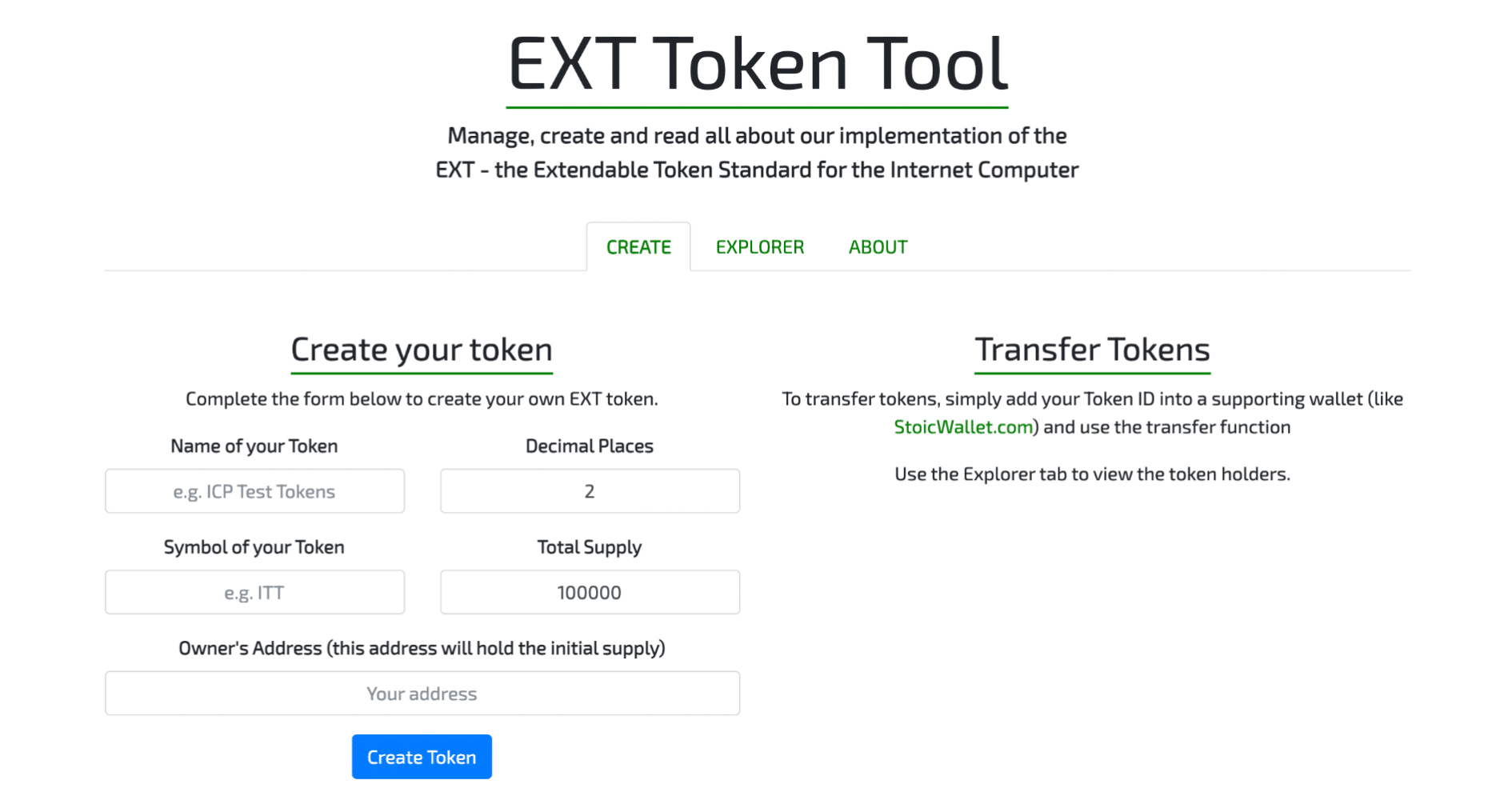 独自EXTトークン作成ツール「EXT Token Tool」｜EXT-ExtendableToken規格について｜NFTStudio