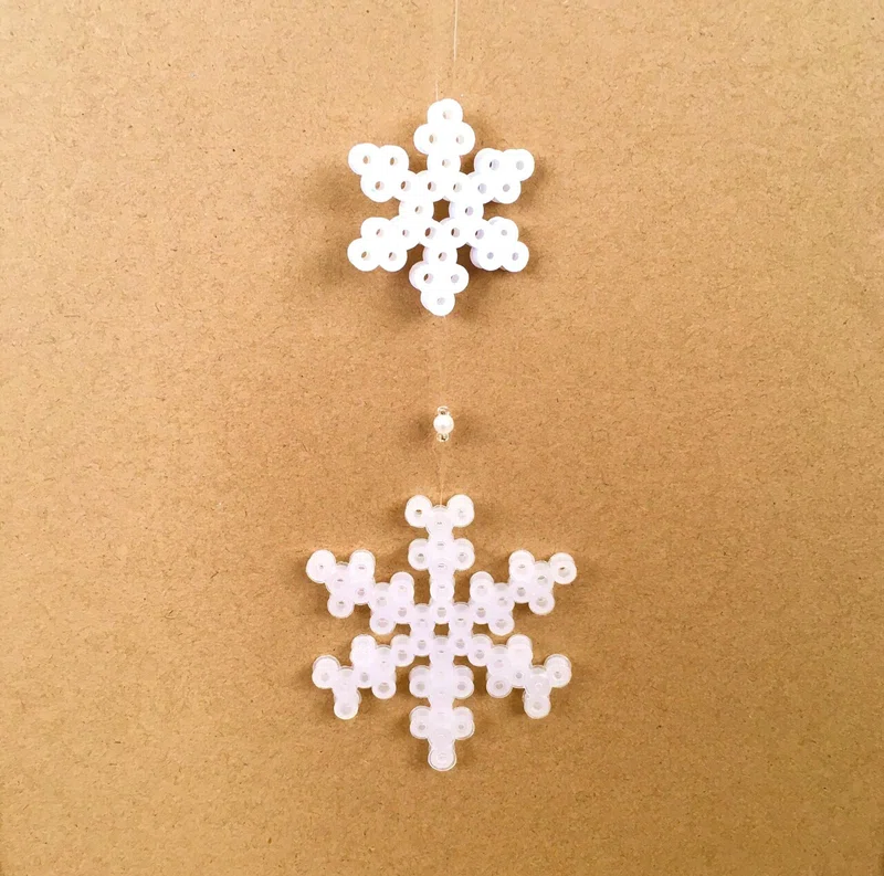 かんたんな雪の結晶 - やさしいアイロンビーズ