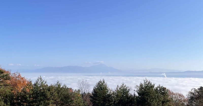 標高450mで雲海を観る