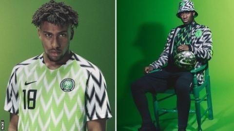ワールドカップに挑むナイジェリア代表のこのユニフォームが海外で爆売れしているという今日一どうでもいい話 奇抜なデザインだけど普段着でもつかったら面白いからみたいな理由らしい ナイジェリア代表といえばウ エルケン Note