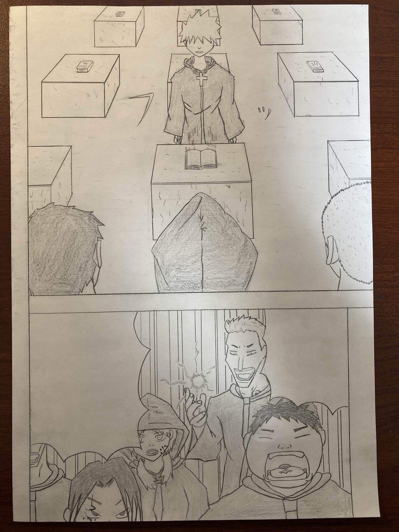 週刊少年ジャンプ持ち込み予定作品 The Name 42ページ 広田翔 漫画家志望 Note