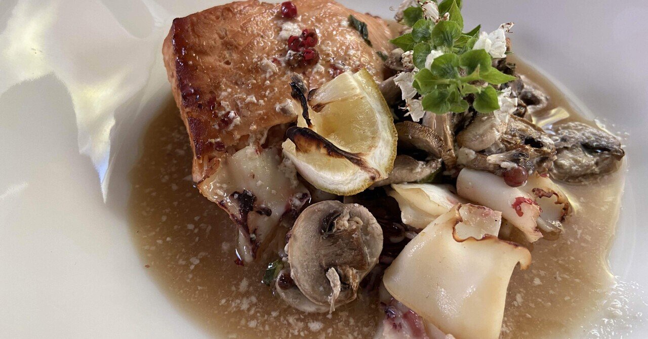 サーモンとマッシュルーム 自家製バジルのオーブン焼きをつくった日 Yueise Note サーモンとマッシュルーム 自家製バジルのオーブン焼きをつくった日 Yueise Note