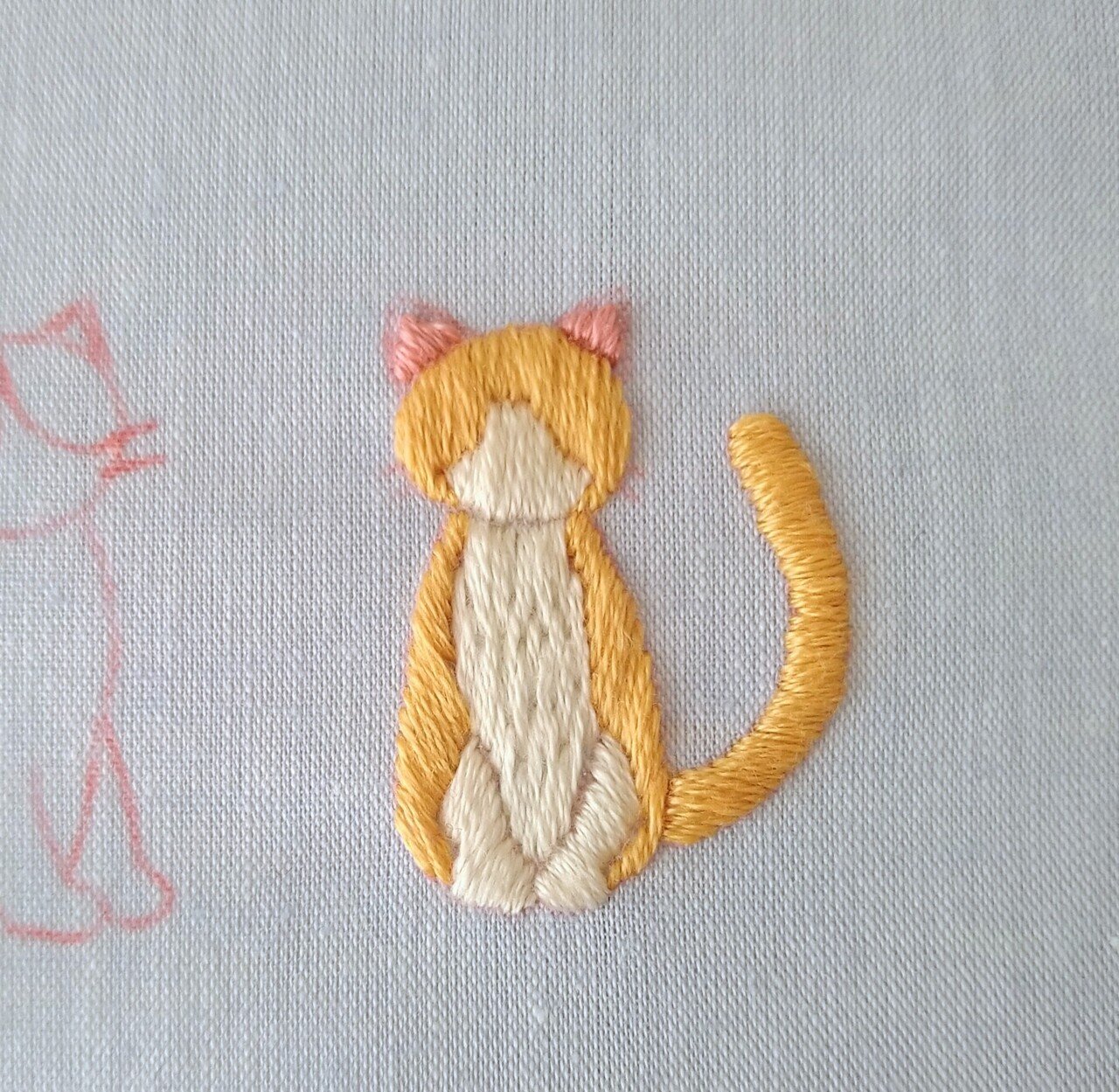 猫の額縁 ネコとカニ 額縁 半切 53×43 美術品 刺繍 毛糸 - メルカリ