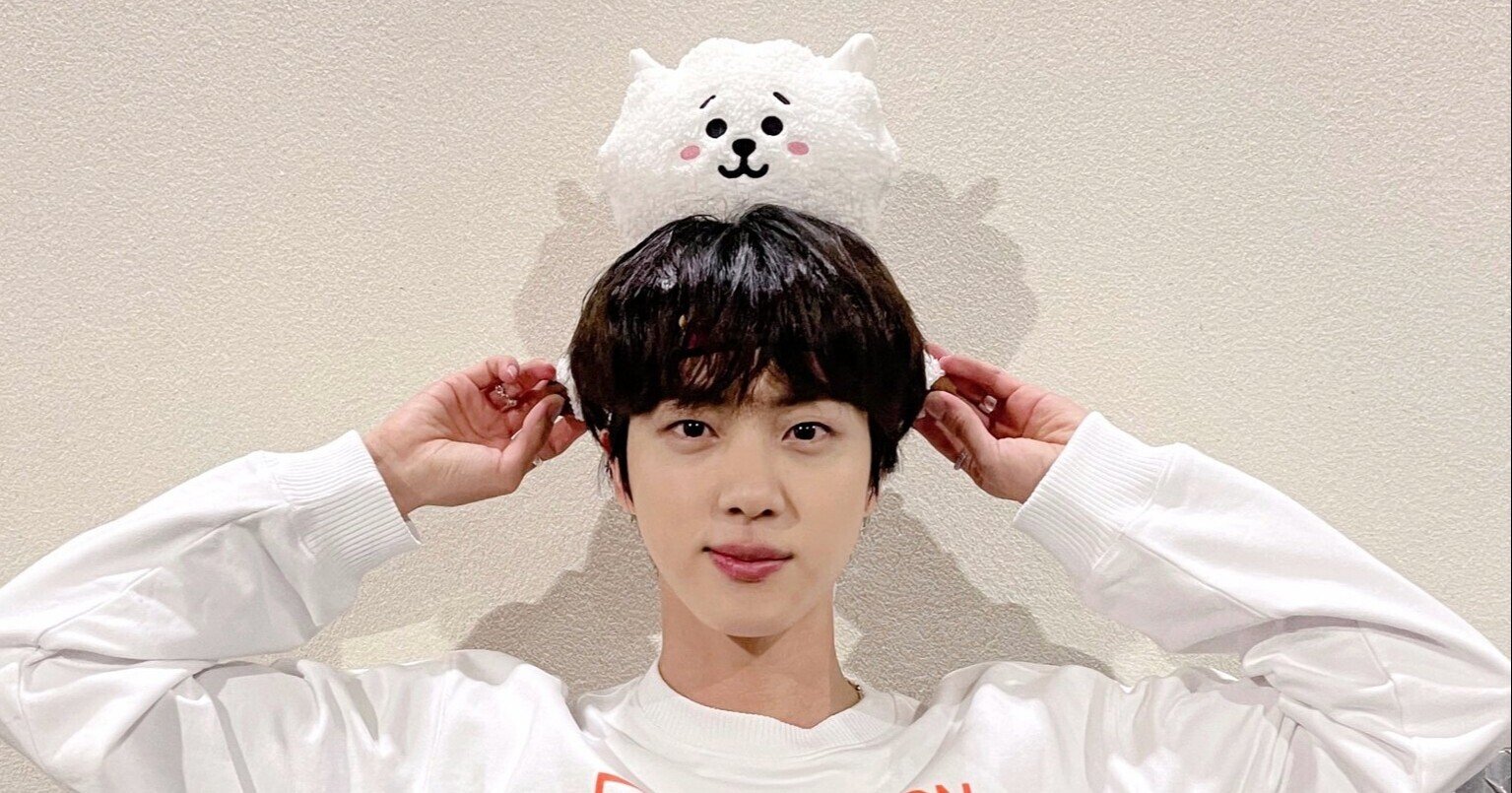 K-POP 伐 BTS JIN キムソクジン うちわ