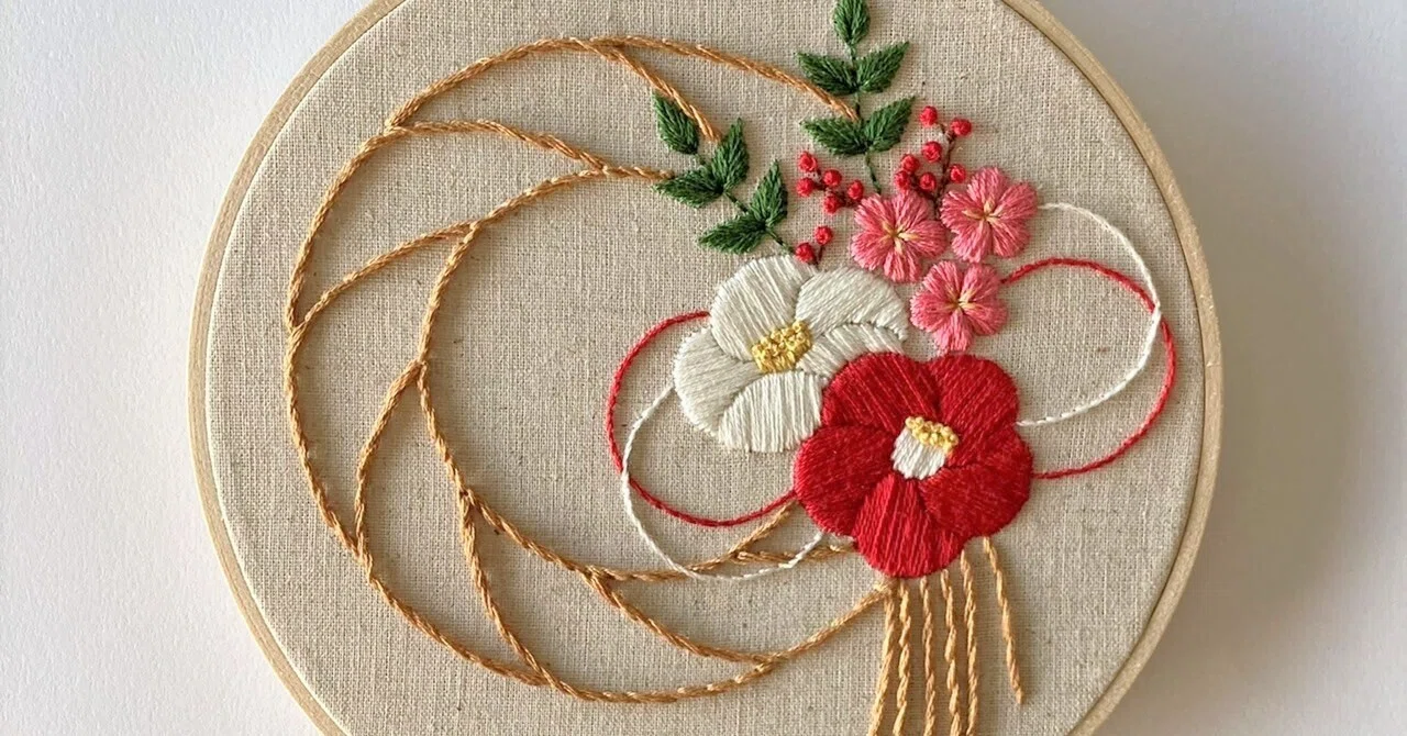来年がそこまで来た感じ｜はなこまち/刺繍作家