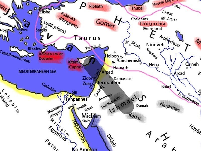 地図　MAP　エレミヤ書　jeremiah　CROSS　１