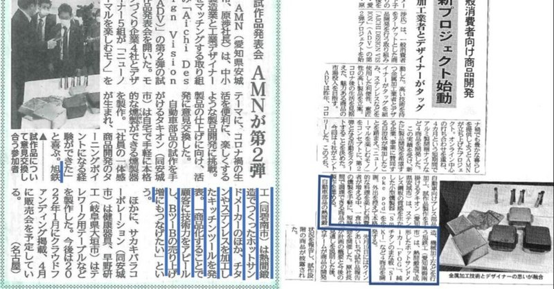 日刊工業新聞(11/29)、鉄鋼新聞(12/1)にﾃﾞｻﾞｲﾅｰｺﾗﾎﾞ商品開発掲載！