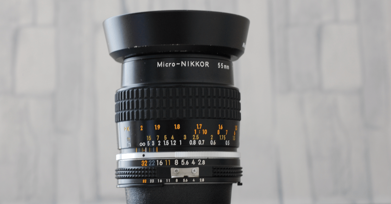 Nikon FGとAI Micro-Nikkor 55mm F2.8S