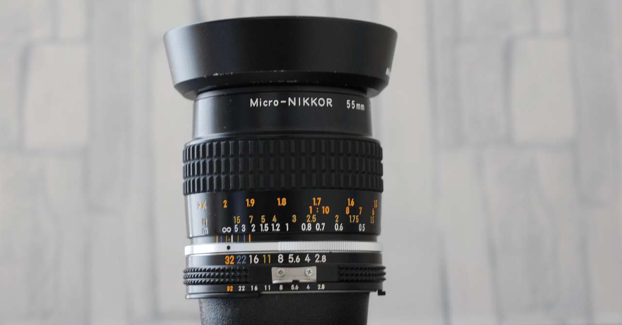 Nikon AI-S Micro Nikkor 55mm F2.8S レンズ - レンズ(単焦点)