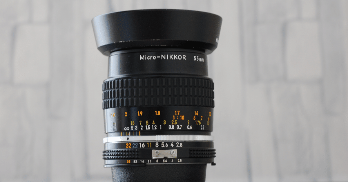 Ai Micro-Nikkor 55mm F2.8sを整備して，スナップ写真を撮って