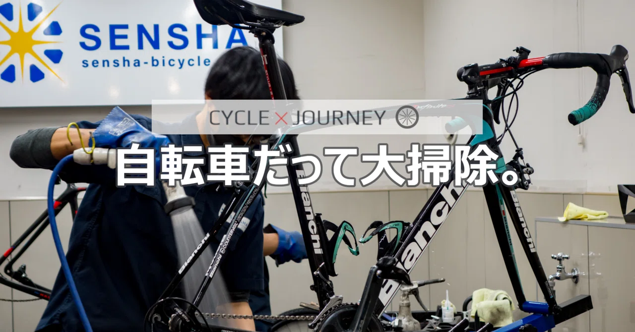 大きめサイズのロードバイク 洗車クリーニング仕上げ TRIACE S100