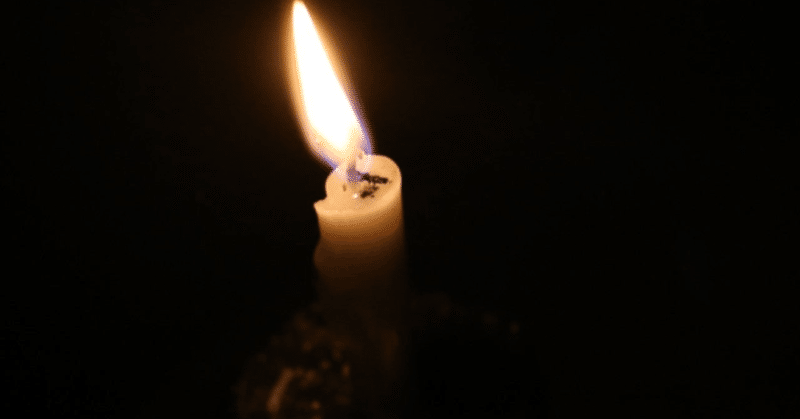 蝋燭の火が（プチ奇跡１）