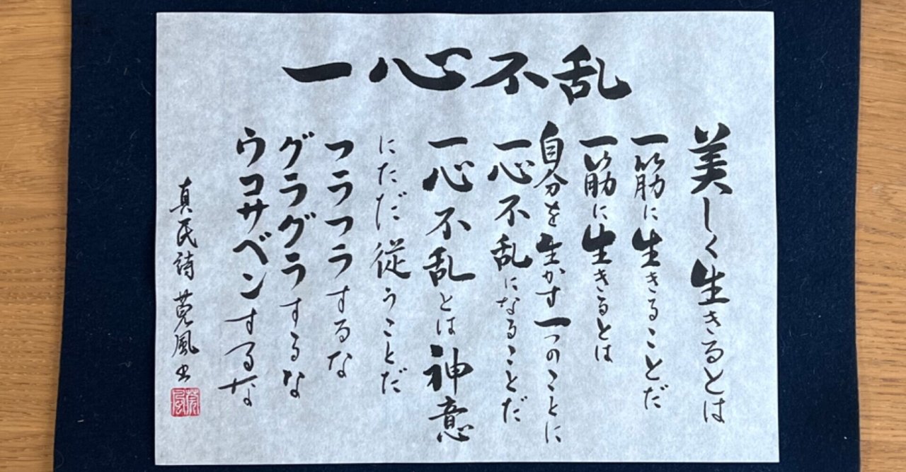 坂村真民 名言 ☆仏教詩人！坂村真民の名言額・格言額A【人は混沌の世
