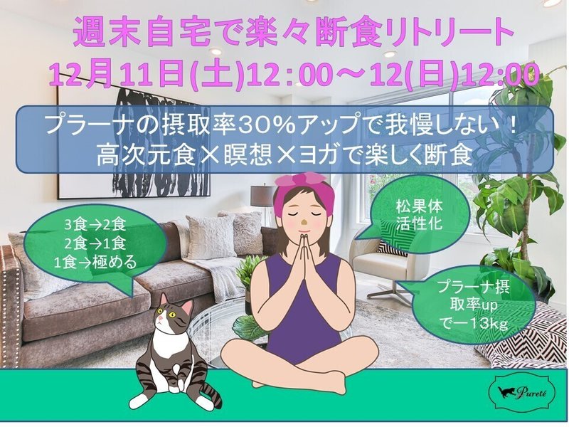 高次元食×瞑想×ヨガWS10.9