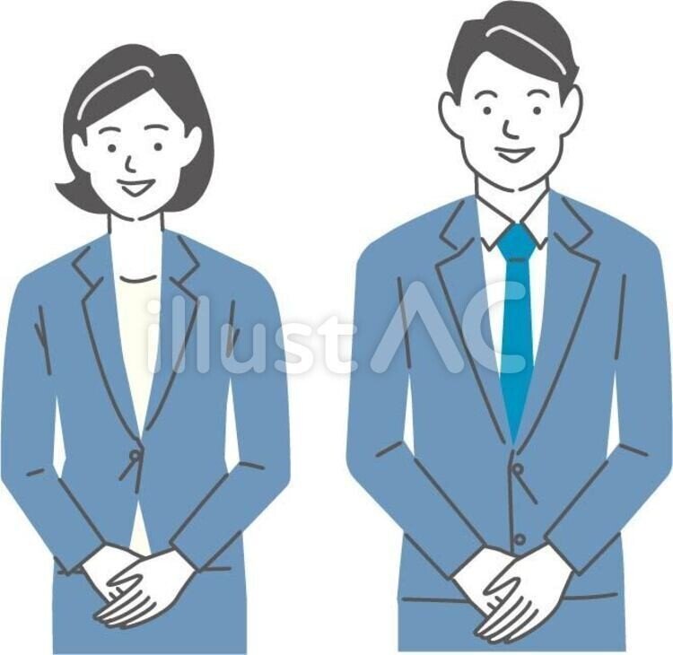 新作 イラスト素材 女性社員 男性社員 無料 イラスト無料提供中 一部有料 Note