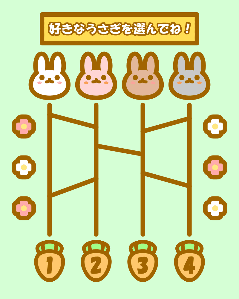 気まぐれあみだくじ 21 12 13 よーよー Note