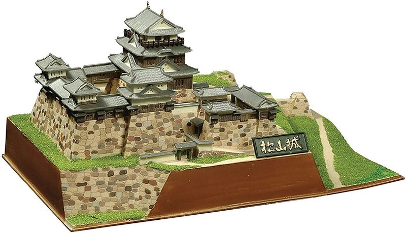 童友社 450分の１ 日本の名城 JOYJOYコレクション 重要文化財 松山城 プラモデル JJ7画像