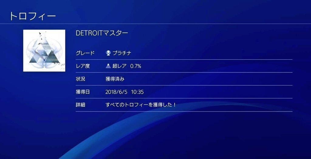デトロイトビカムヒューマン プレイメモ 終了 まな Note