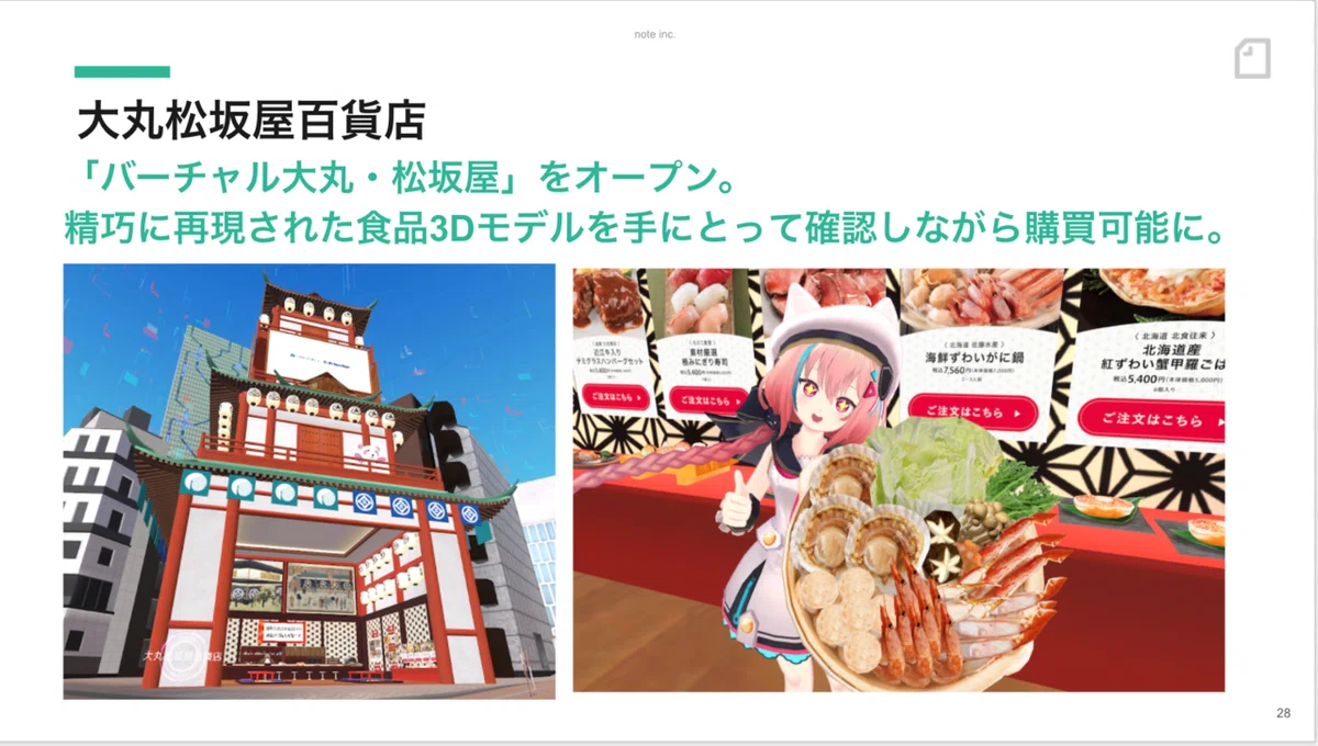 大丸松坂屋百貨店さんのVR活用事例