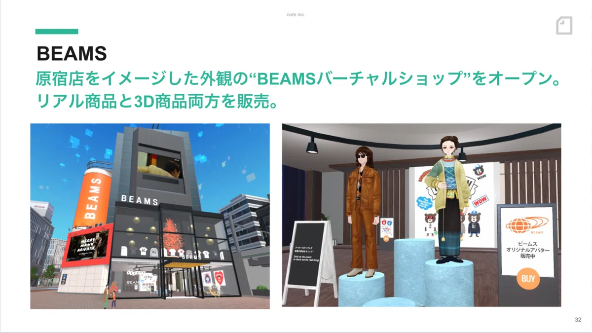 ビームスさんのVR活用事例