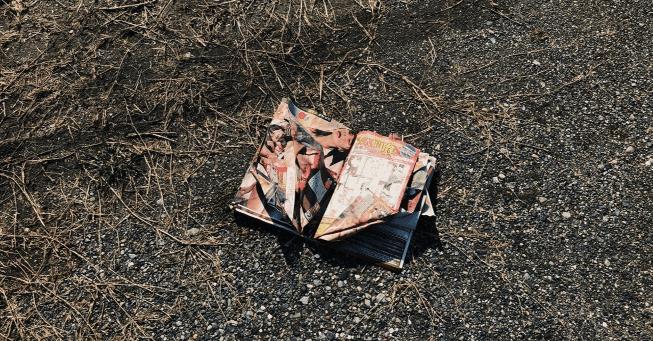 捨てられたエロ本 エッセイ】農道に落ちていたエロ本|佐竹健