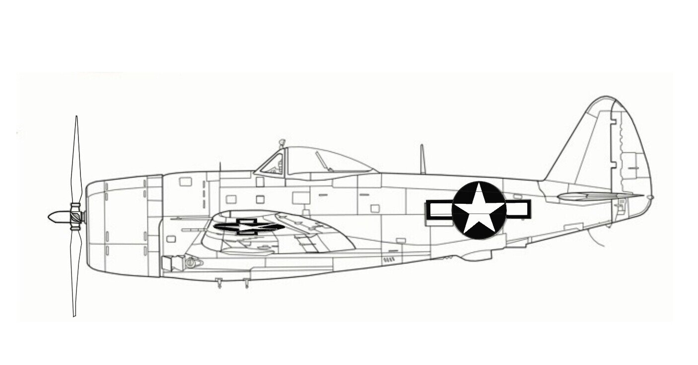 い出のひと時に、とびきりのおしゃれを！ リパブリックP-47サンダーボルト(1941)｜Gustav Papa 航空機・ヘリコプター