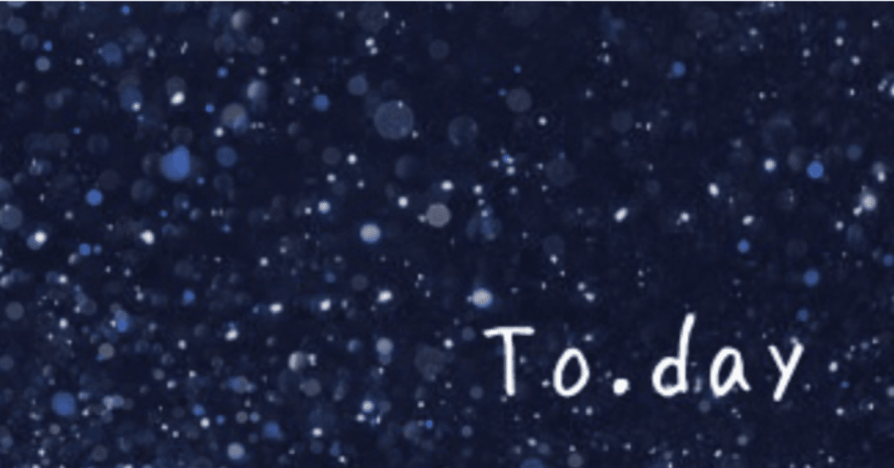 To.day｜soRa｜note