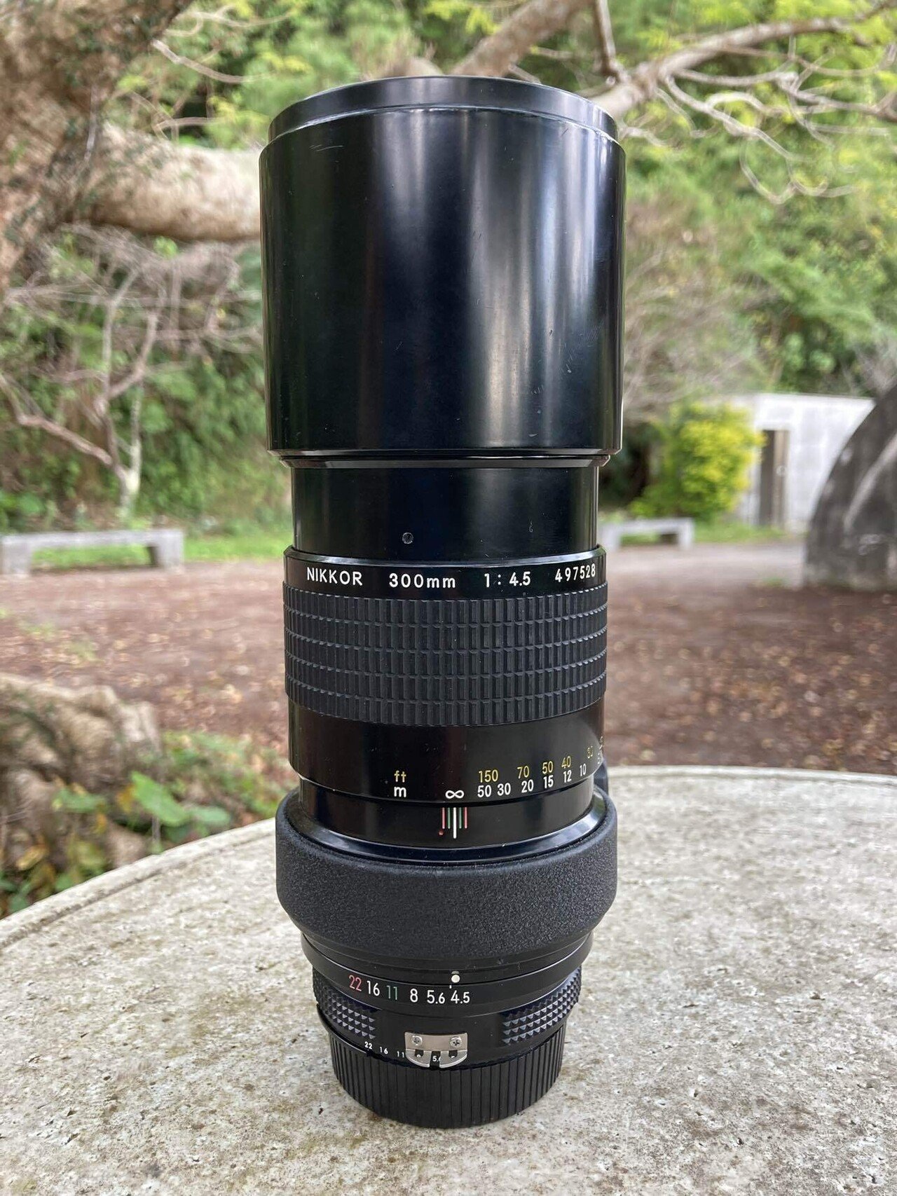 ニッコール300mm 1:4.5単焦点レンズ