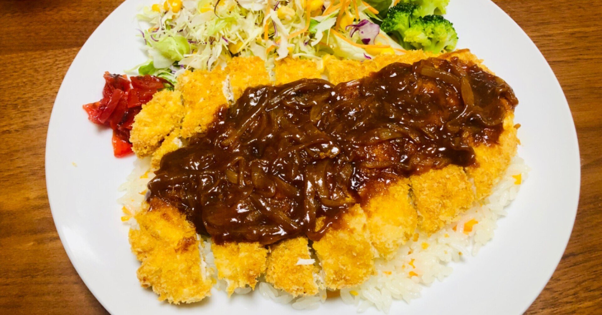 根室名物エスカロップ風 デミチキンカツライス ケイチェルおじ Note 根室名物エスカロップ風 デミチキンカツライス ケイチェルおじ Note