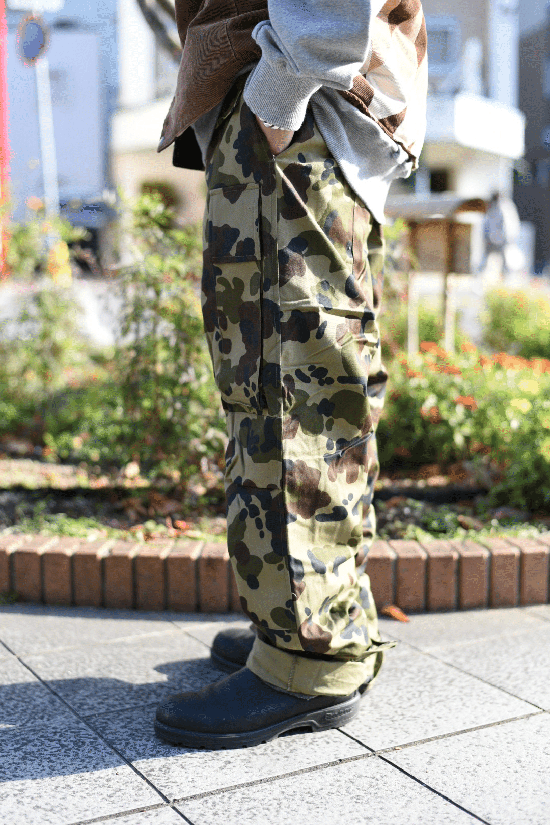 真冬に活躍してくれるミリタリー暖パンツ｜Shiina Morine