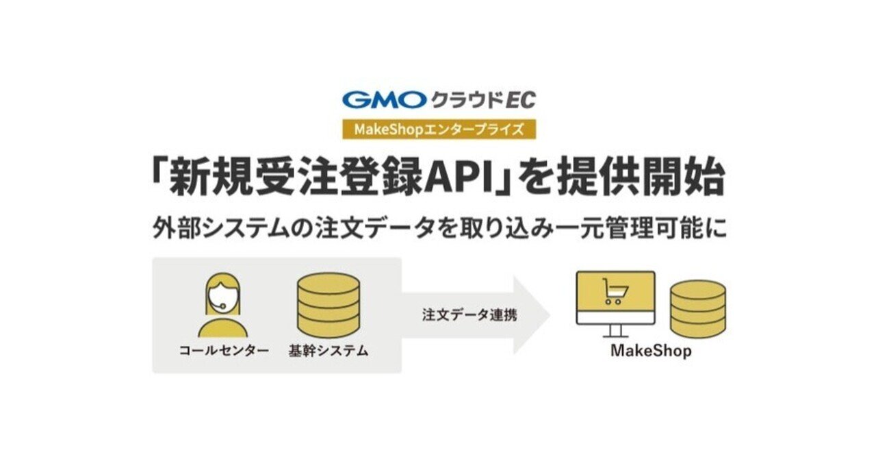 GMOクラウドECがMakeShopエンタープライズプランでEC 事業者の業務効率化に貢献する「新規受注登録API」を提供開始｜売れるネットショップの教科書