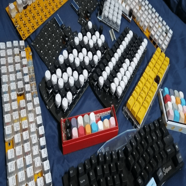 2021年から自作キーボードを始めて、約1年で作って作って作りまくった