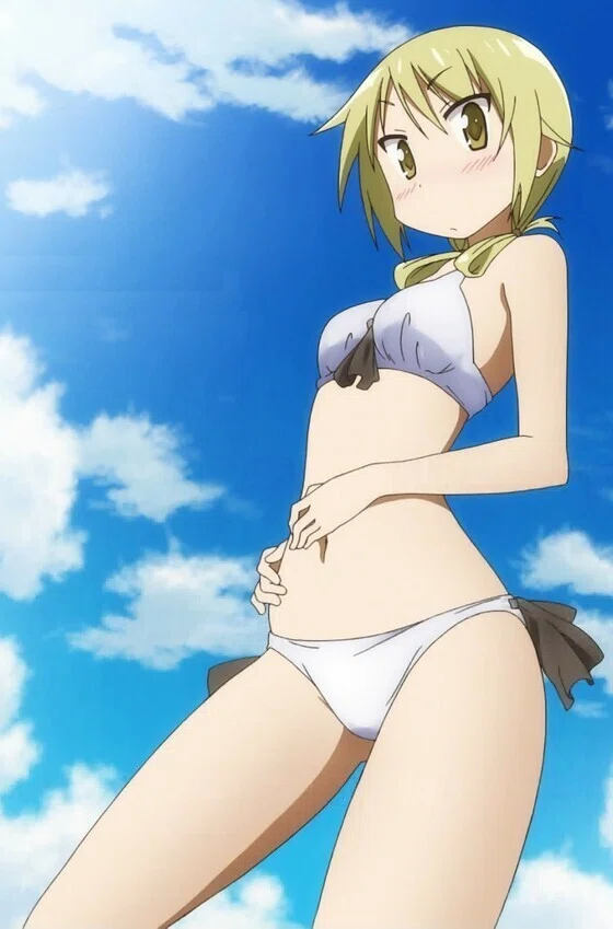ゆゆ式 3話 ゆいの水着