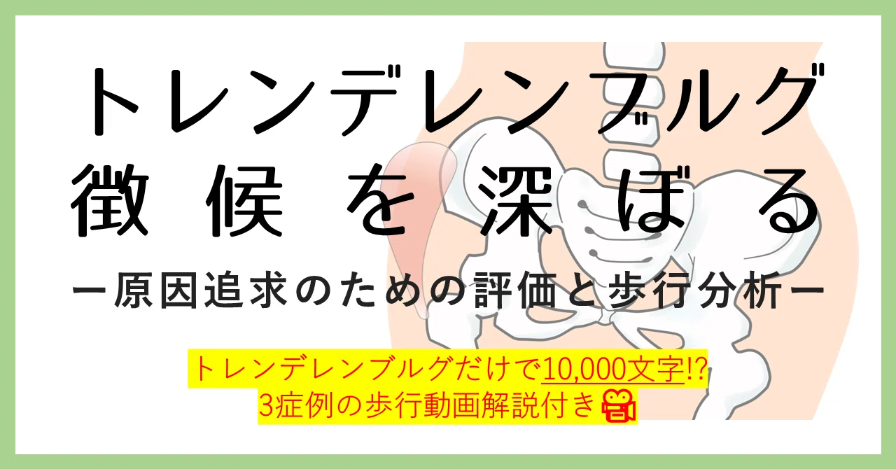 トレンデレンブルグ徴候を深ぼるー原因追求のための評価と歩行分析ー 