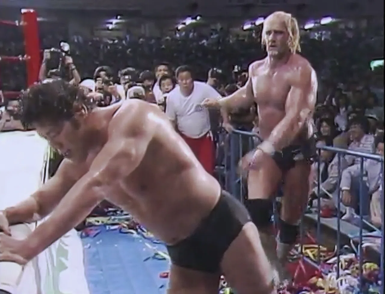 1983.6.2 アントニオ猪木 VS ハルク・ホーガン《第1回IWGP決勝・猪木舌