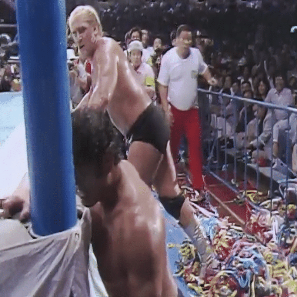 1983.6.2 アントニオ猪木 VS ハルク・ホーガン《第1回IWGP決勝・猪木舌