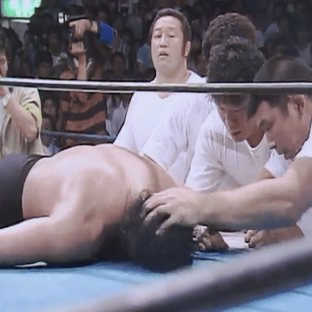 1983.6.2 アントニオ猪木 VS ハルク・ホーガン《第1回IWGP決勝・猪木舌