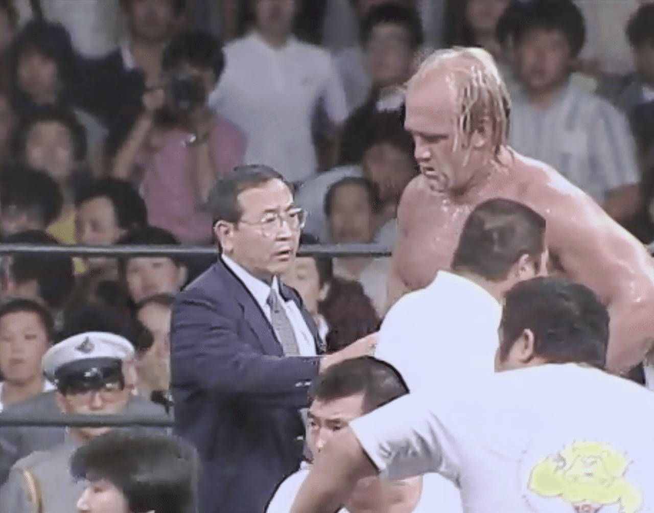 1983.6.2 アントニオ猪木 VS ハルク・ホーガン《第1回IWGP決勝・猪木舌