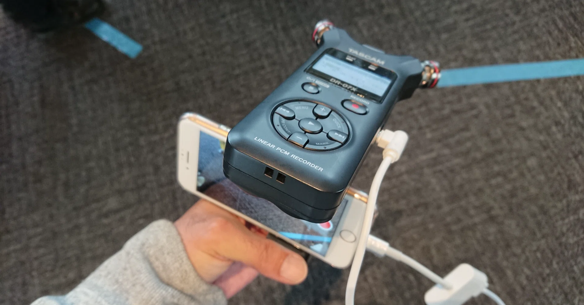 TASCAM DR-07X リニアPCMレコーダー ほしい ウィンドジャマー付き