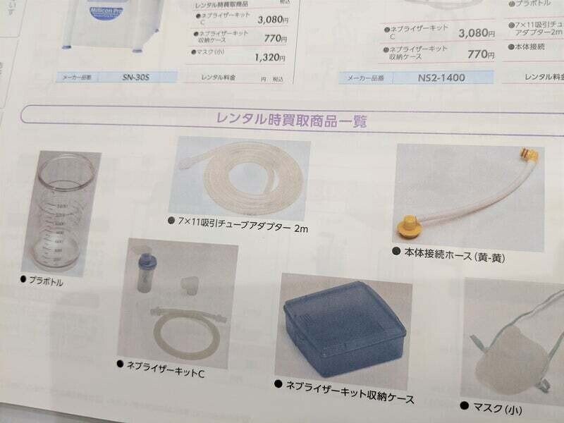 吸引・吸入購入品