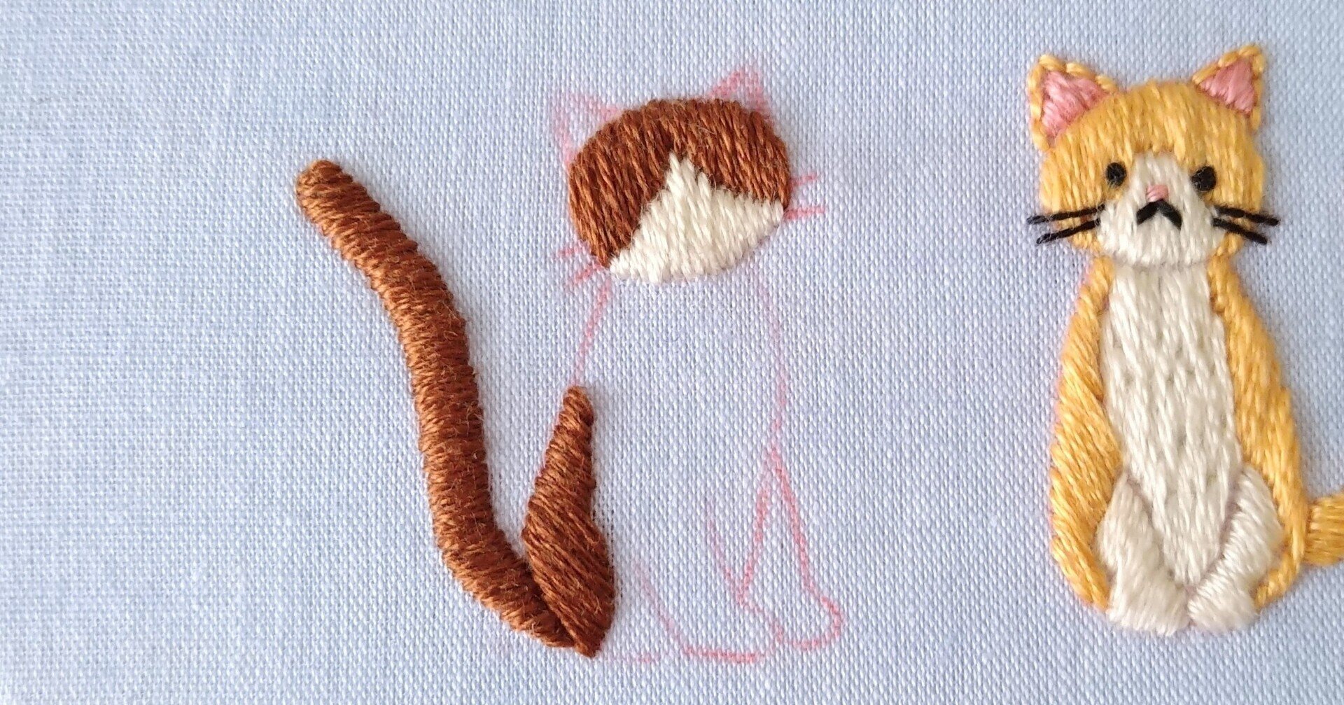 672 コロ葱(マロ)専用猫顔刺繍付きオーバーオール　ハンドメイド2点 ねこ 猫 うちの子似顔絵刺繍 その他アート loved wan(ラブドワン