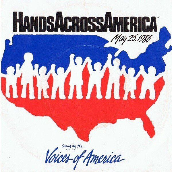 Jordan Peele Us ジョーダン・ピール　アス　HANDS ACROSS AMERICA ロゴ 1986