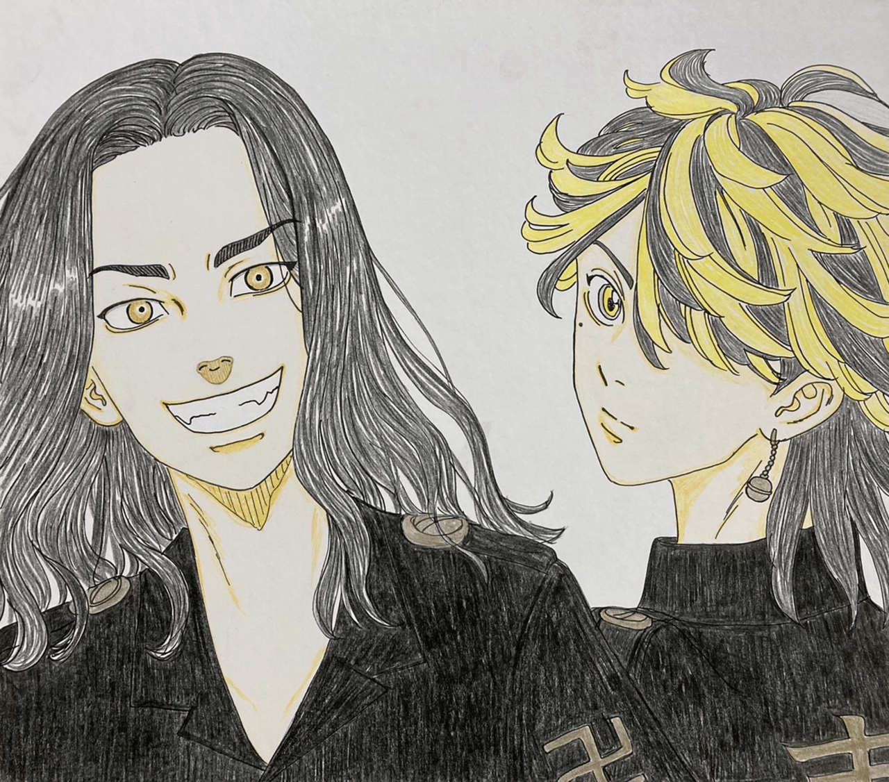 和久井健先生 東京卍リベンジャーズ より 場地圭介 羽宮一虎 Part Timoの絵描き場 Note