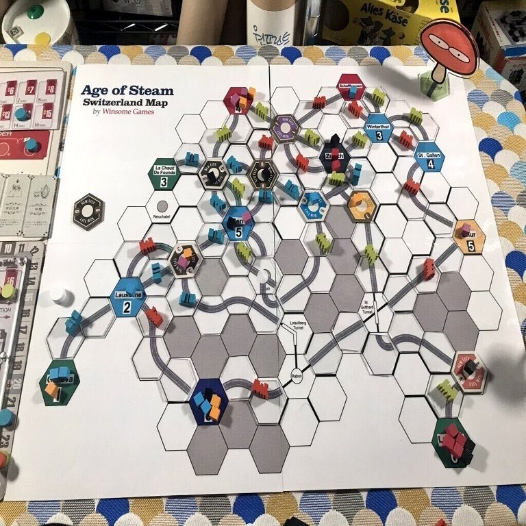 格安販売中 [未開封]Age of Steam 蒸気の時代 マップ4種＋格納ボックス